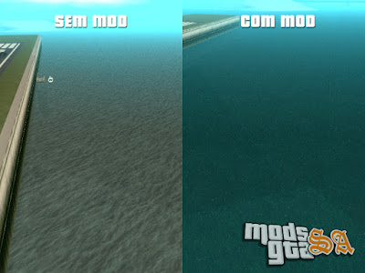 Mod Agua Realista em HD para GTA San Andreas